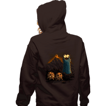 Load image into Gallery viewer, Last_Chance_Shirts Zippered Hoodies, Unisex / Small / Dark Chocolate The Lord Of The Cookies
