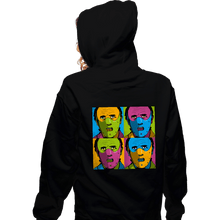 Load image into Gallery viewer, Secret_Shirts Zippered Hoodies, Unisex / Small / Black Pop Hannibal