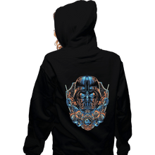 Load image into Gallery viewer, Shirts Zippered Hoodies, Unisex / Small / Black Emblem Of The Dark
