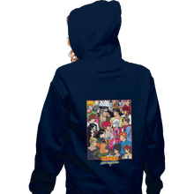 Load image into Gallery viewer, Shirts Pullover Hoodies, Unisex / Small / Navy Dark Tournament Clash Of Demons