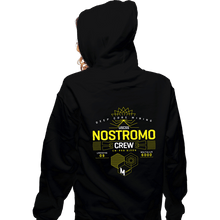 Load image into Gallery viewer, Shirts Zippered Hoodies, Unisex / Small / Black USCSS Nostromo Crew