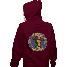 Load image into Gallery viewer, Shirts Zippered Hoodies, Unisex / Small / Maroon Rogue Social Distancing Champion