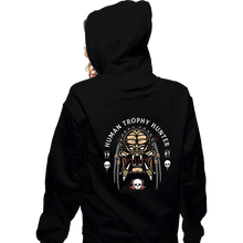 Load image into Gallery viewer, Shirts Zippered Hoodies, Unisex / Small / Black Human Trophy Hunter