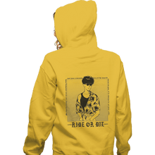 Load image into Gallery viewer, Shirts Pullover Hoodies, Unisex / Small / Gold Ride Or Die