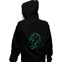 Load image into Gallery viewer, Shirts Zippered Hoodies, Unisex / Small / Black Cosmic Retro Link