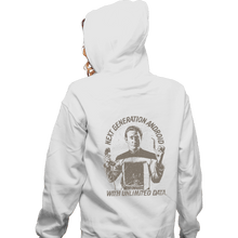Load image into Gallery viewer, Shirts Zippered Hoodies, Unisex / Small / White Data Plan
