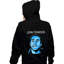 Load image into Gallery viewer, Daily_Deal_Shirts Zippered Hoodies, Unisex / Small / Black John Travolta