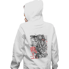 Load image into Gallery viewer, Shirts Zippered Hoodies, Unisex / Small / White Legend Of The Saiyan