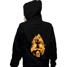 Load image into Gallery viewer, Daily_Deal_Shirts Zippered Hoodies, Unisex / Small / Black Golden Saiyan Prince