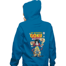 Load image into Gallery viewer, Shirts Zippered Hoodies, Unisex / Small / Royal Blue The Incredible Goku