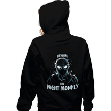 Load image into Gallery viewer, Shirts Zippered Hoodies, Unisex / Small / Black Night Monkey