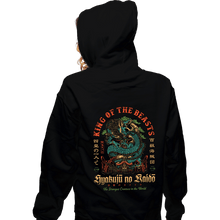 Load image into Gallery viewer, Daily_Deal_Shirts Zippered Hoodies, Unisex / Small / Black Hyakuju no Kaido