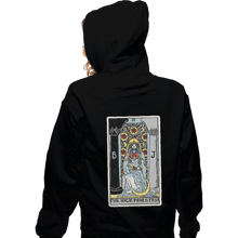 Load image into Gallery viewer, Shirts Zippered Hoodies, Unisex / Small / Black The High Priestess