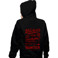 Load image into Gallery viewer, Daily_Deal_Shirts Zippered Hoodies, Unisex / Small / Black Winchester Garage
