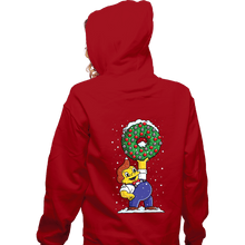Load image into Gallery viewer, Daily_Deal_Shirts Zippered Hoodies, Unisex / Small / Red Festive Feast