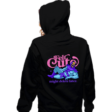 Load image into Gallery viewer, Secret_Shirts Zippered Hoodies, Unisex / Small / Black Felt Cute!
