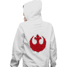 Load image into Gallery viewer, Shirts Zippered Hoodies, Unisex / Small / White Rebels