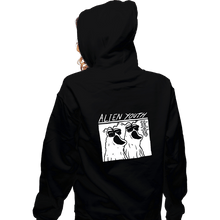 Load image into Gallery viewer, Daily_Deal_Shirts Zippered Hoodies, Unisex / Small / Black Alien Youth