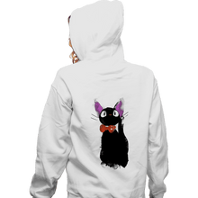 Load image into Gallery viewer, Shirts Zippered Hoodies, Unisex / Small / White Watercolor Cat