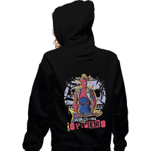 Load image into Gallery viewer, Shirts Zippered Hoodies, Unisex / Small / Black Nevermind The Spiders