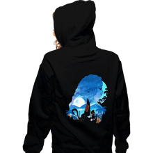 Load image into Gallery viewer, Daily_Deal_Shirts Zippered Hoodies, Unisex / Small / Black Moana Shadow