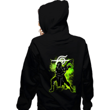 Load image into Gallery viewer, Shirts Zippered Hoodies, Unisex / Small / Black Cosmic Snake
