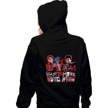 Load image into Gallery viewer, Daily_Deal_Shirts Zippered Hoodies, Unisex / Small / Black Spider Fighter