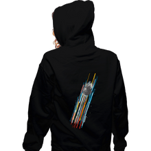 Load image into Gallery viewer, Daily_Deal_Shirts Zippered Hoodies, Unisex / Small / Black The Falcon