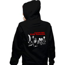 Load image into Gallery viewer, Daily_Deal_Shirts Zippered Hoodies, Unisex / Small / Black Reservoir Cartoons