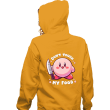 Load image into Gallery viewer, Secret_Shirts Zippered Hoodies, Unisex / Small / White Don't Touch My Food!
