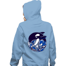 Load image into Gallery viewer, Secret_Shirts Zippered Hoodies, Unisex / Small / Royal Blue Orca Attack