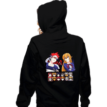 Load image into Gallery viewer, Shirts Zippered Hoodies, Unisex / Small / Black Foodwars