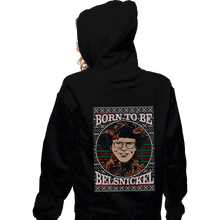 Load image into Gallery viewer, Shirts Zippered Hoodies, Unisex / Small / Black Born To Be Belsnickel