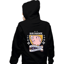 Load image into Gallery viewer, Shirts Zippered Hoodies, Unisex / Small / Black Sir Hawk
