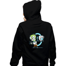 Load image into Gallery viewer, Shirts Zippered Hoodies, Unisex / Small / Black The Cupcake Is A Lie