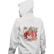 Load image into Gallery viewer, Secret_Shirts Zippered Hoodies, Unisex / Small / White Fast Waifus!