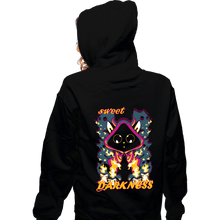 Load image into Gallery viewer, Shirts Zippered Hoodies, Unisex / Small / Black Sweet Darkness