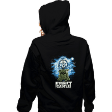 Load image into Gallery viewer, Secret_Shirts Zippered Hoodies, Unisex / Small / Black Fright Castle
