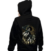 Load image into Gallery viewer, Secret_Shirts Zippered Hoodies, Unisex / Small / Black Lord Of Dreams