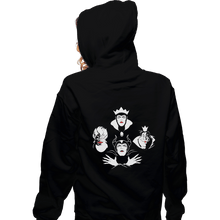 Load image into Gallery viewer, Shirts Zippered Hoodies, Unisex / Small / Black The Evil Queens