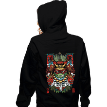 Load image into Gallery viewer, Daily_Deal_Shirts Zippered Hoodies, Unisex / Small / Black Samurai Raph