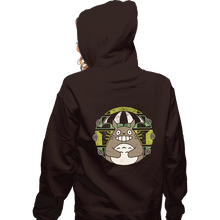 Load image into Gallery viewer, Shirts Zippered Hoodies, Unisex / Small / Dark Chocolate Vintage Natural Friendship