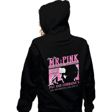 Load image into Gallery viewer, Secret_Shirts Zippered Hoodies, Unisex / Small / Black Mr Pink