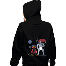 Load image into Gallery viewer, Daily_Deal_Shirts Zippered Hoodies, Unisex / Small / Black My Neighbor Alchemist