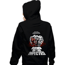 Load image into Gallery viewer, Daily_Deal_Shirts Zippered Hoodies, Unisex / Small / Black Dawn Of The Infected