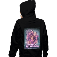 Load image into Gallery viewer, Daily_Deal_Shirts Zippered Hoodies, Unisex / Small / Black Rex Manning Day