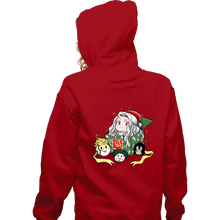 Load image into Gallery viewer, Daily_Deal_Shirts Zippered Hoodies, Unisex / Small / Red Christmas Of Heroes
