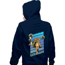 Load image into Gallery viewer, Secret_Shirts Zippered Hoodies, Unisex / Small / Navy Interstellar Bounty