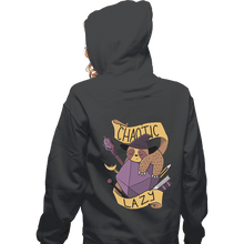 Load image into Gallery viewer, Shirts Zippered Hoodies, Unisex / Small / Dark heather Chaotic Lazy