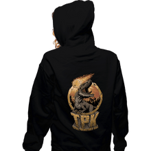 Load image into Gallery viewer, Daily_Deal_Shirts Zippered Hoodies, Unisex / Small / Black Prehistoric TPK